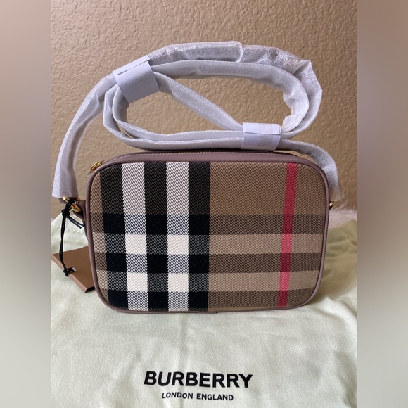 Burberry check print Crossbody bag brand new tag small - Picture 2 of 7